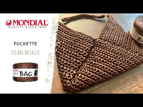 POCHETTE CON MANICO - ECO BAG METALLIC