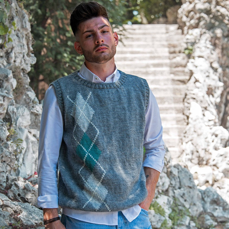 GILET ROMBI - BIO LANA