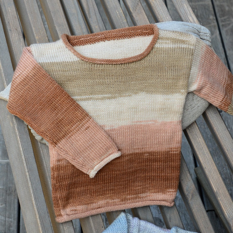 MAGLIETTA CON BORDI ARROTOLATI - POLO STAMPE