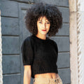 PULL MANICHE CORTE - DOLCE MOHAIR LAMÈ