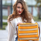 BORSA A RIGHE - SWAN