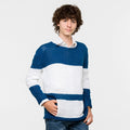 Maglia a righe uomo all'uncinetto in Basic Cotton – schema PDF