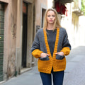 GIACCA BICOLORE - MERINO 80