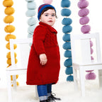BERRETTO E CAPPOTTINO CON TRECCE BIMBA - BIO LANA