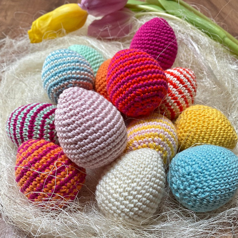 UOVA DI PASQUA ALL'UNCINETTO - BASIC COTTON