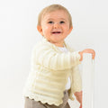 CARDIGAN - CASHMIRETTE GOLD E BABY SETA