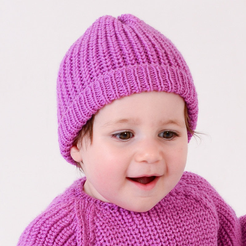 BERRETTO A COSTE PERLATE - TOP WOOL