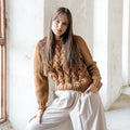 MAGLIONE A TRECCE - BIO LANA