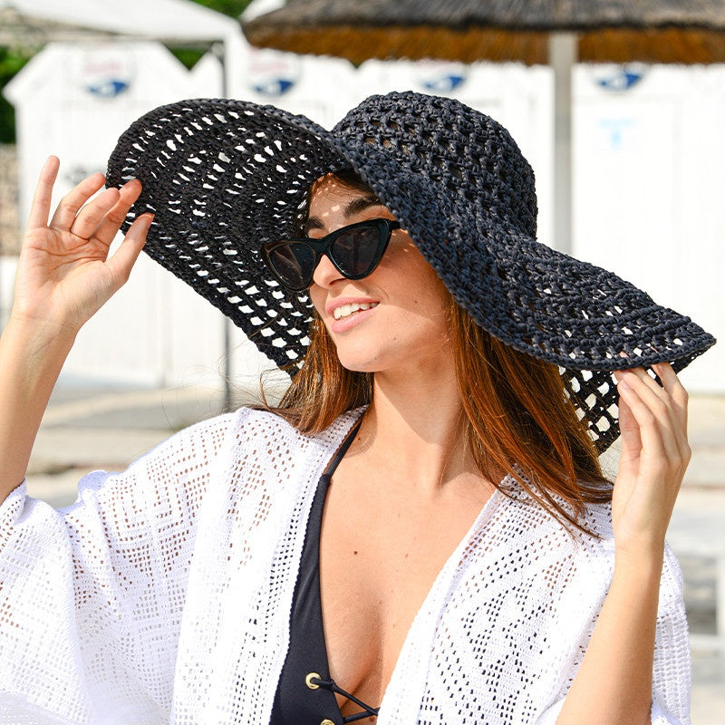 CAPPELLO A TESA LARGA - RAFIA