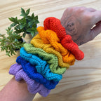 Scrunchies ai ferri in Cotton Soft Bio – schema PDF
