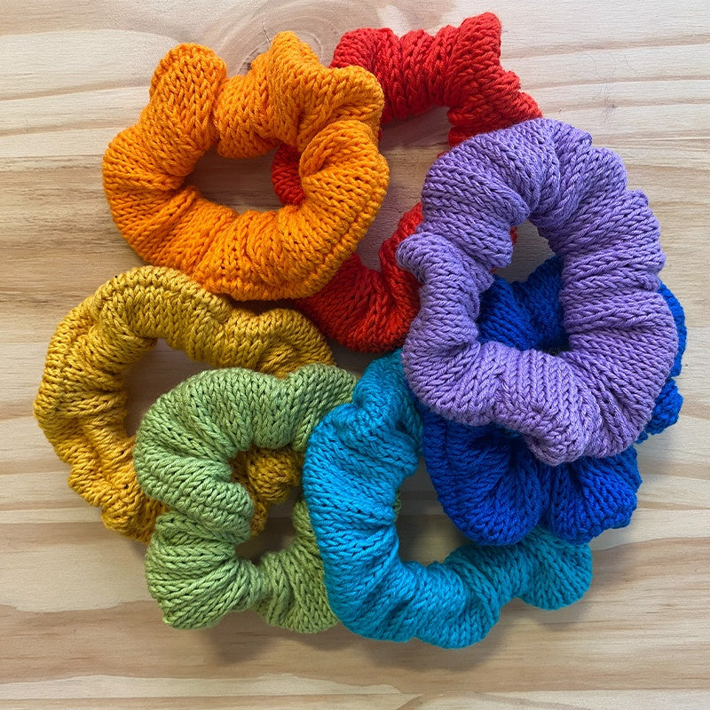Scrunchies ai ferri in Cotton Soft Bio, foto 2