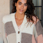 GIACCA OVERSIZE A RIQUADRI - MERINO 80