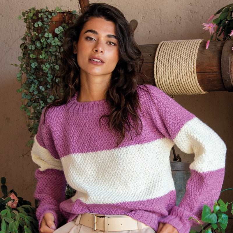 MAGLIONE BICOLOR - MERINO SOFT