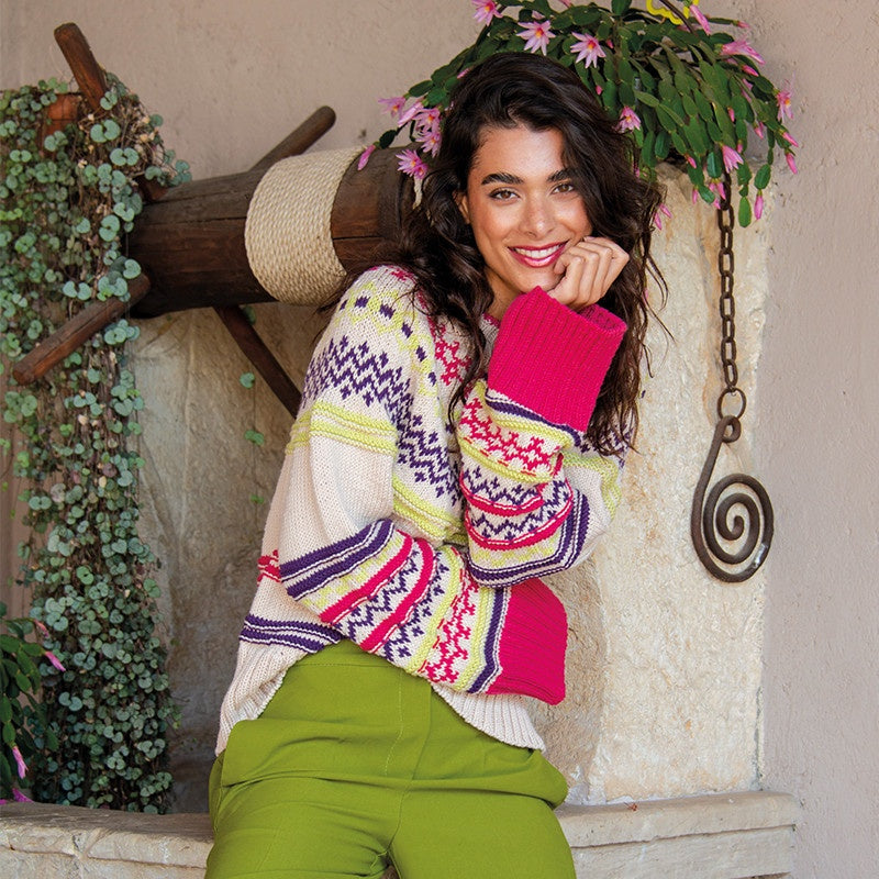 PULL JACQUARD MULTICOLOR - SUPERWOOL