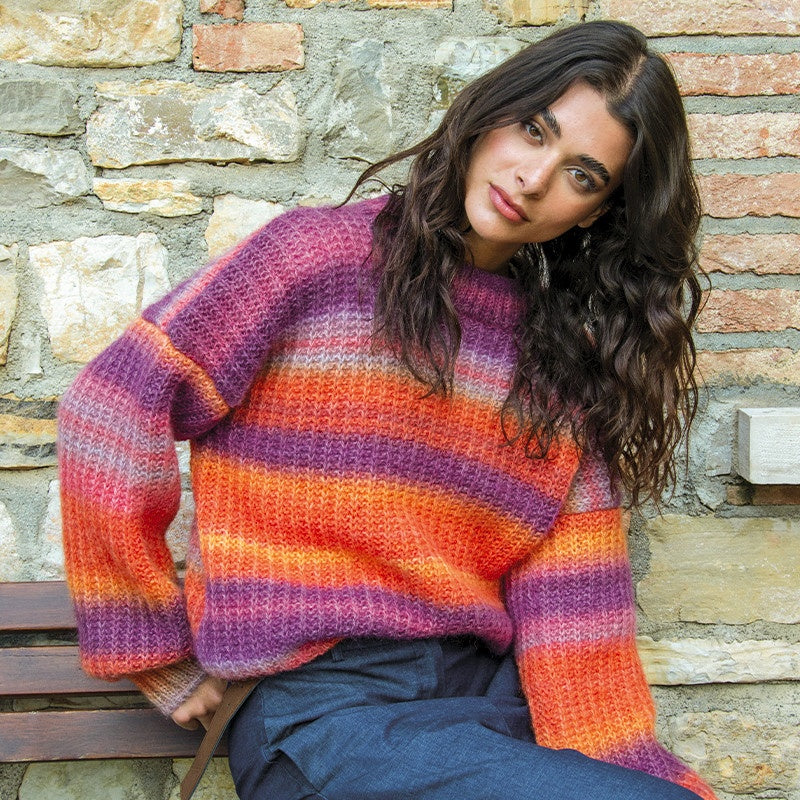 MAGLIONE - DOLCE MOHAIR STAMPE
