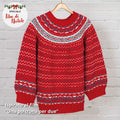 Maglione jacquard natalizio ai ferri in Merinos Aran 100 – schema PDF