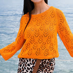 Maglia a punto fiori ai ferri in Nilo 3, foto 2