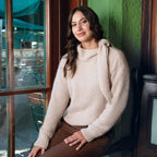 PULL CON SCIARPINA - EXTRAFINE E KID SETA