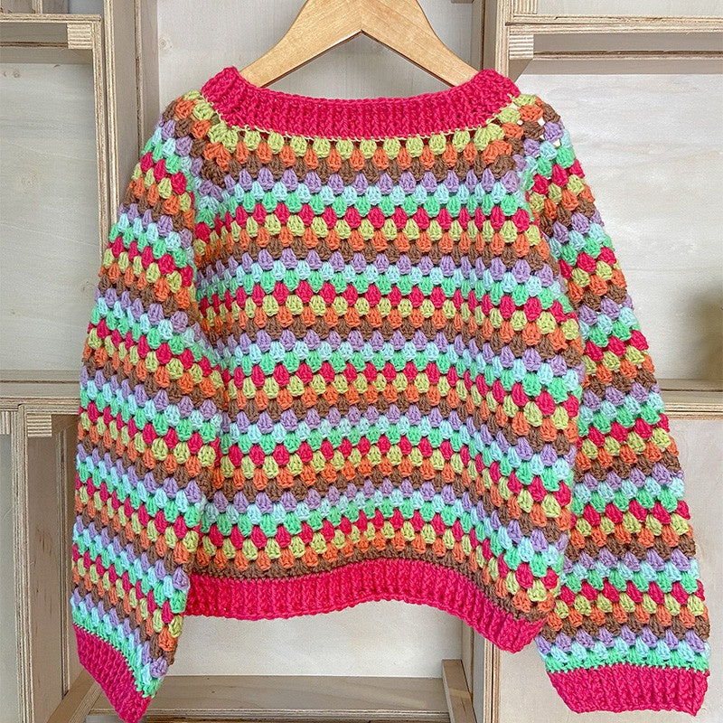 MAGLIA GRANNY BAMBINA - MERINOS EXTRA