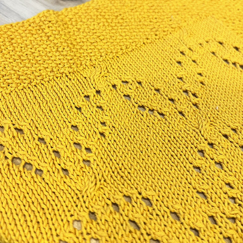 Copertina punto bolle ai ferri in Cotton Soft Bio, foto 3