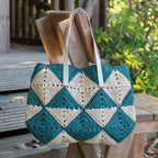BORSA A ROMBI - RAFIA