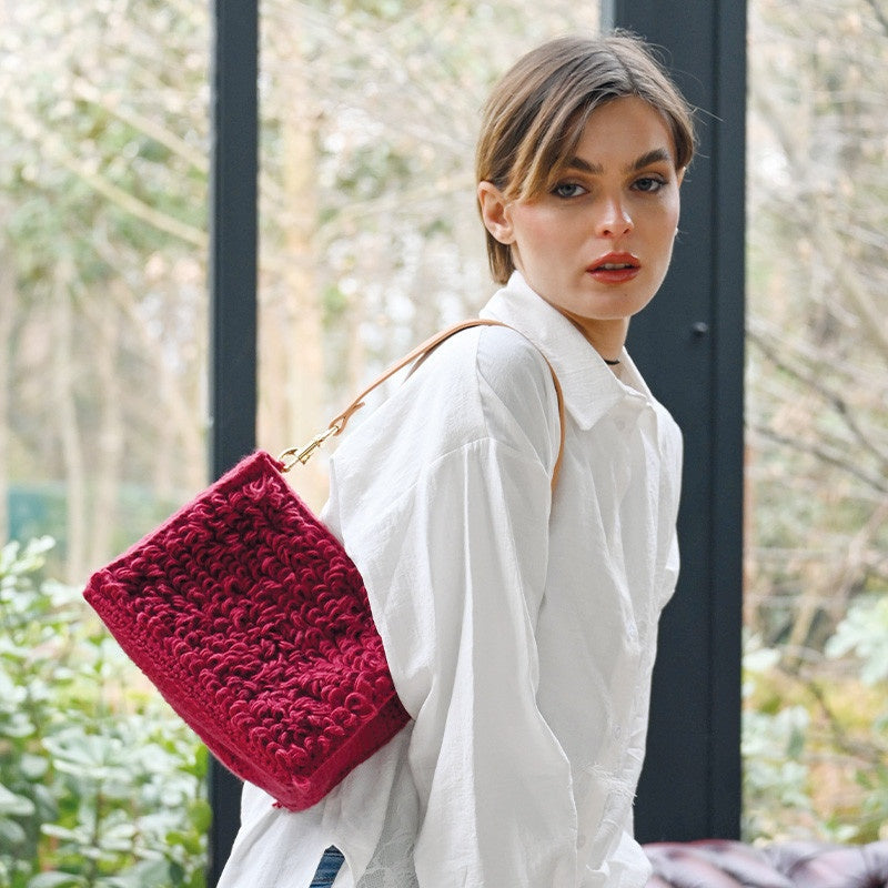 BORSA A PUNTO PELLICCIA - WINTER COTTON