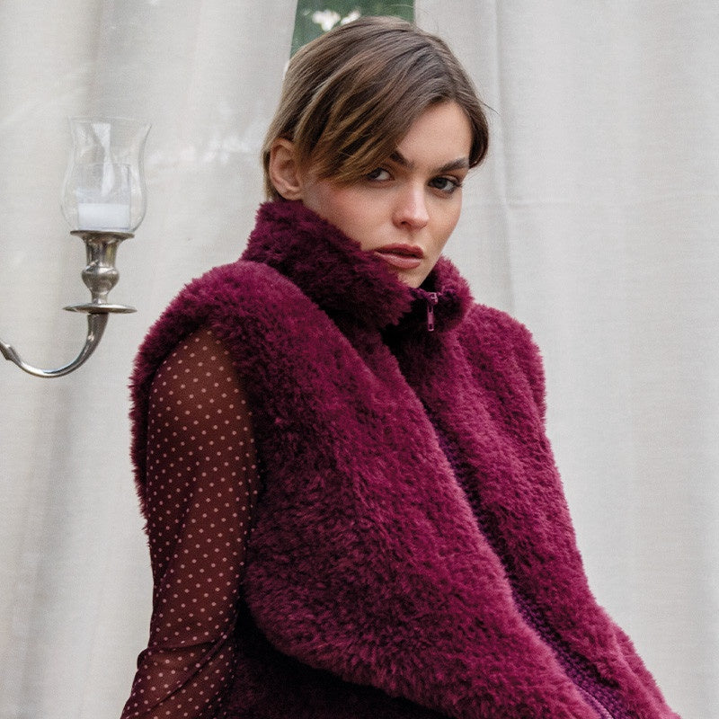 Gilet ai ferri e all'uncinetto in Coccola New e Merino Plus, foto 2