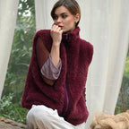 Gilet ai ferri e all'uncinetto in Coccola New e Merino Plus, foto 3