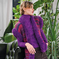 Gilet a maglia inglese ai ferri in Alpacolor e Coccola New – schema PDF