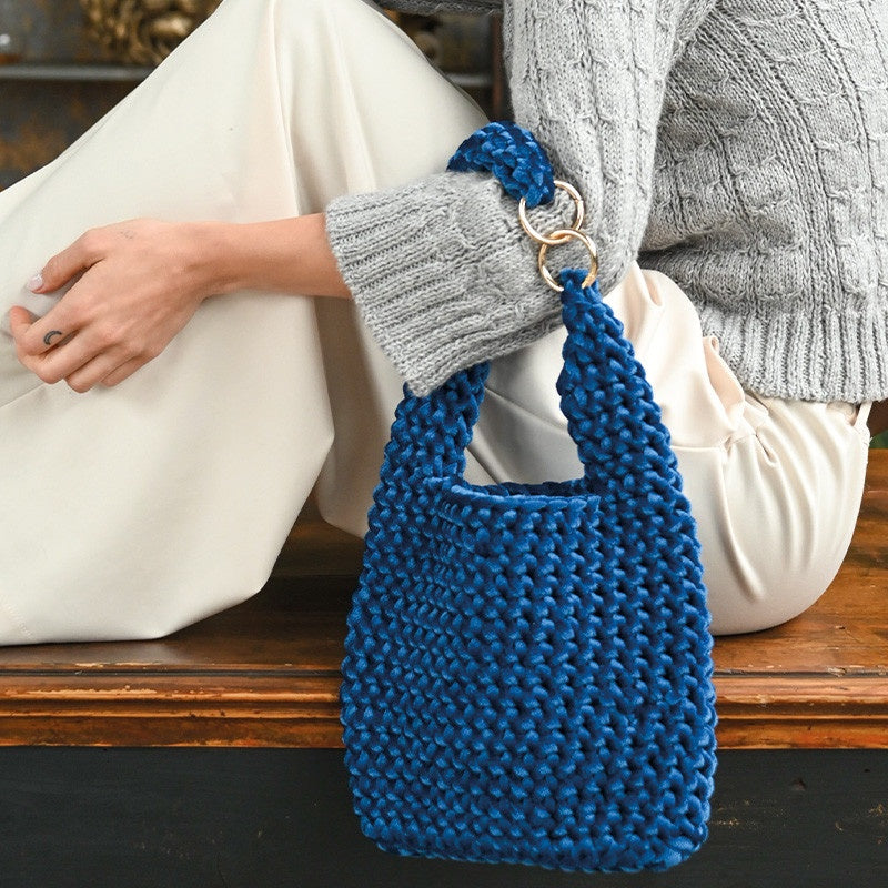 BORSA CON ANELLI - VELVET BAG