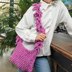 BORSA CON TRACOLLA A FRANGE - VELLUX