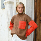PULL A DUE COLORI CON TASCA - SUPERWOOL