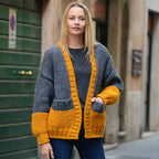 GIACCA BICOLORE - MERINO 80