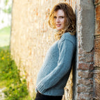 PULL AZZURRO - DOLCE MOHAIR