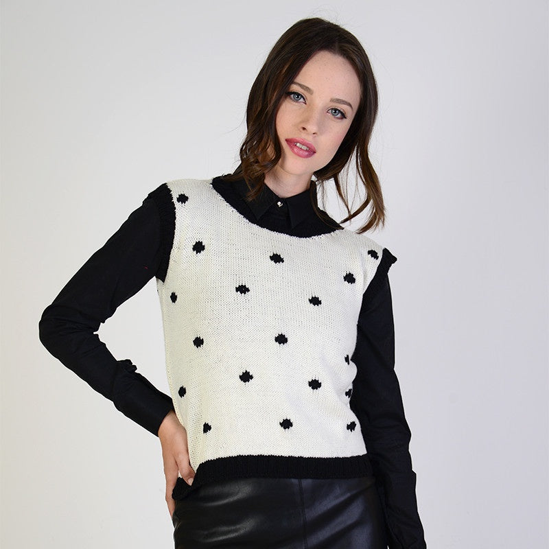 GILET POIS - EXTRAFINE