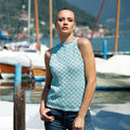 Top americano traforato all'uncinetto in Cotton Soft Bio – schema PDF
