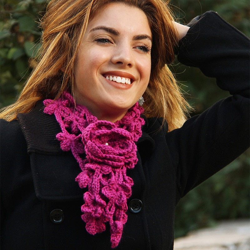 SCIARPA FIORE - MERINO SOFT