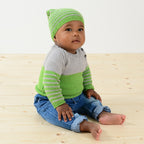 PULL E CUFFIA BICOLOR BIMBO - EXTRAFINE